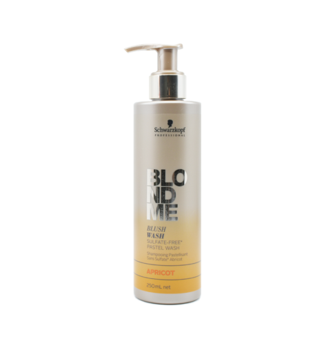 Schwarzkopf BLOND ME blush wash astelinis ABRIKOSŲ atspalvio šampūnas
